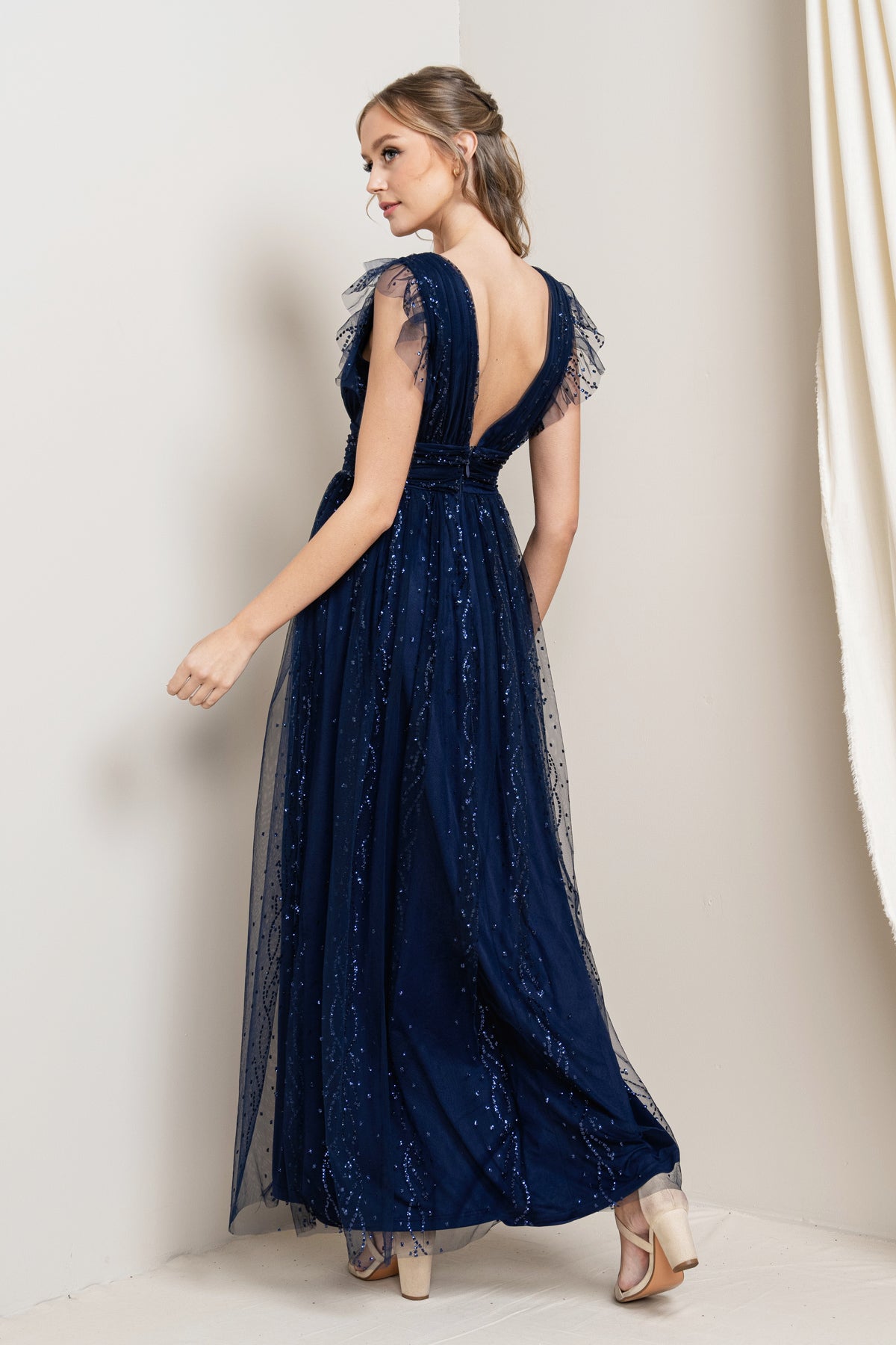 Sparking Tulle Glitter Maxi