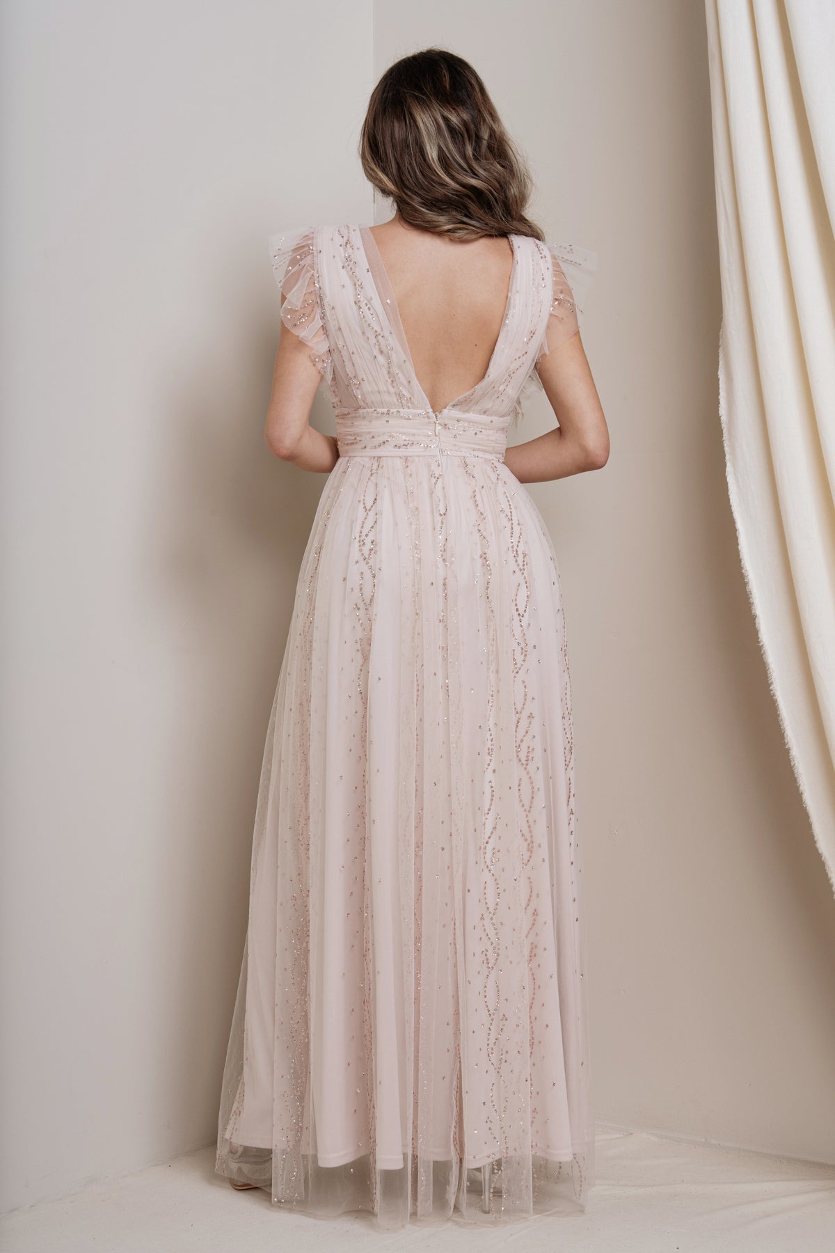 Sparking Tulle Glitter Maxi